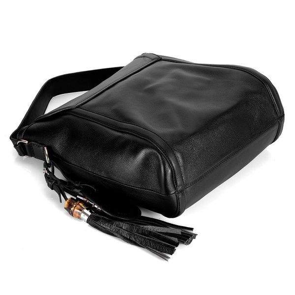 1:1 Gucci 240236 Techno Horsebit Large Shoulder Bags-Black - Click Image to Close